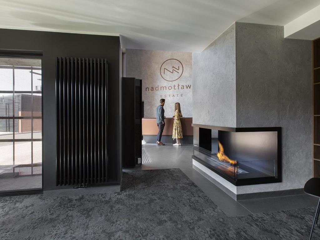 Apartament Nadmotlawie Estate Black グダニスク エクステリア 写真